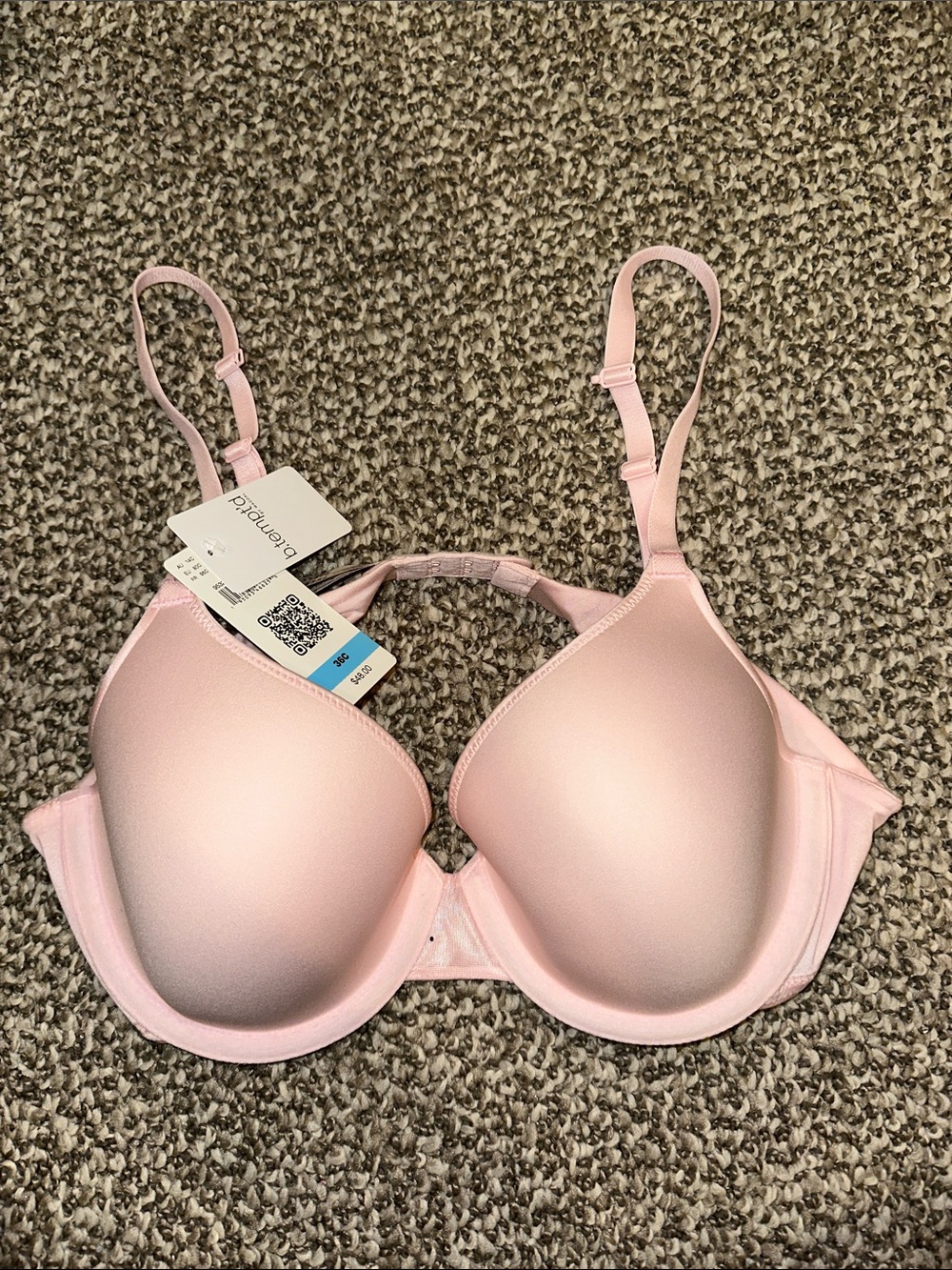 Wacoal Light Pink Everyday Wired T-Shirt Bra with Light Padding